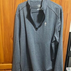Cutter & Buck long sleeve quarter zip pullover size L